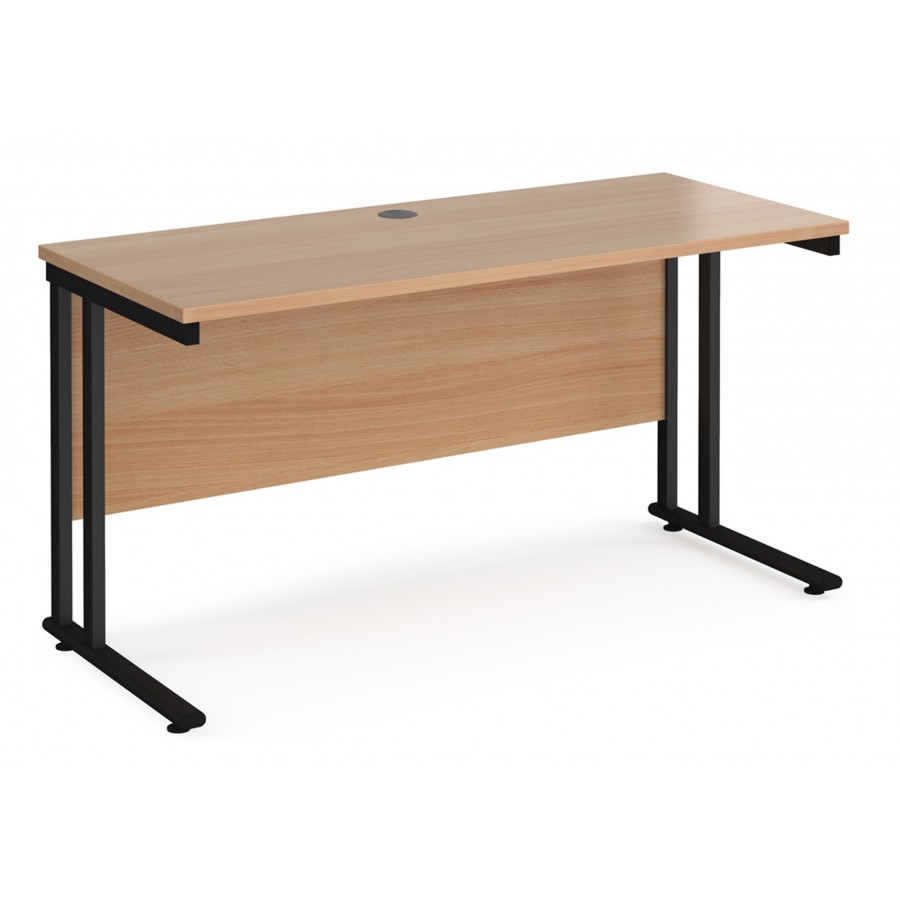 Maestro 600mm Deep Straight Office Desk